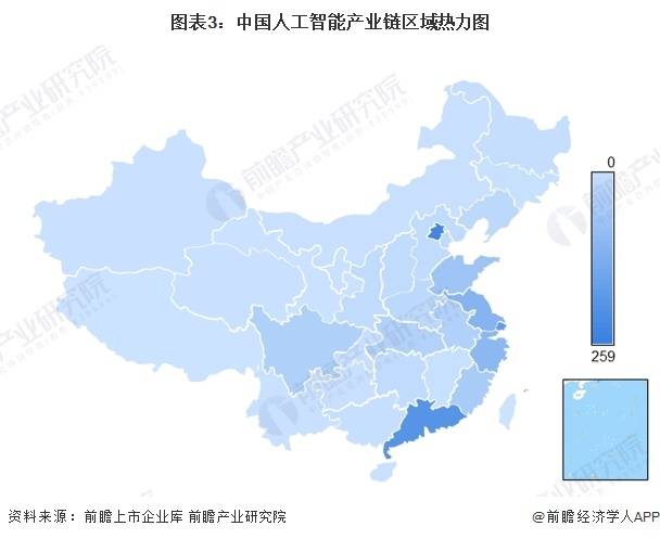 【干货】中国人工智能行业产业链全景梳理及区域热力地图