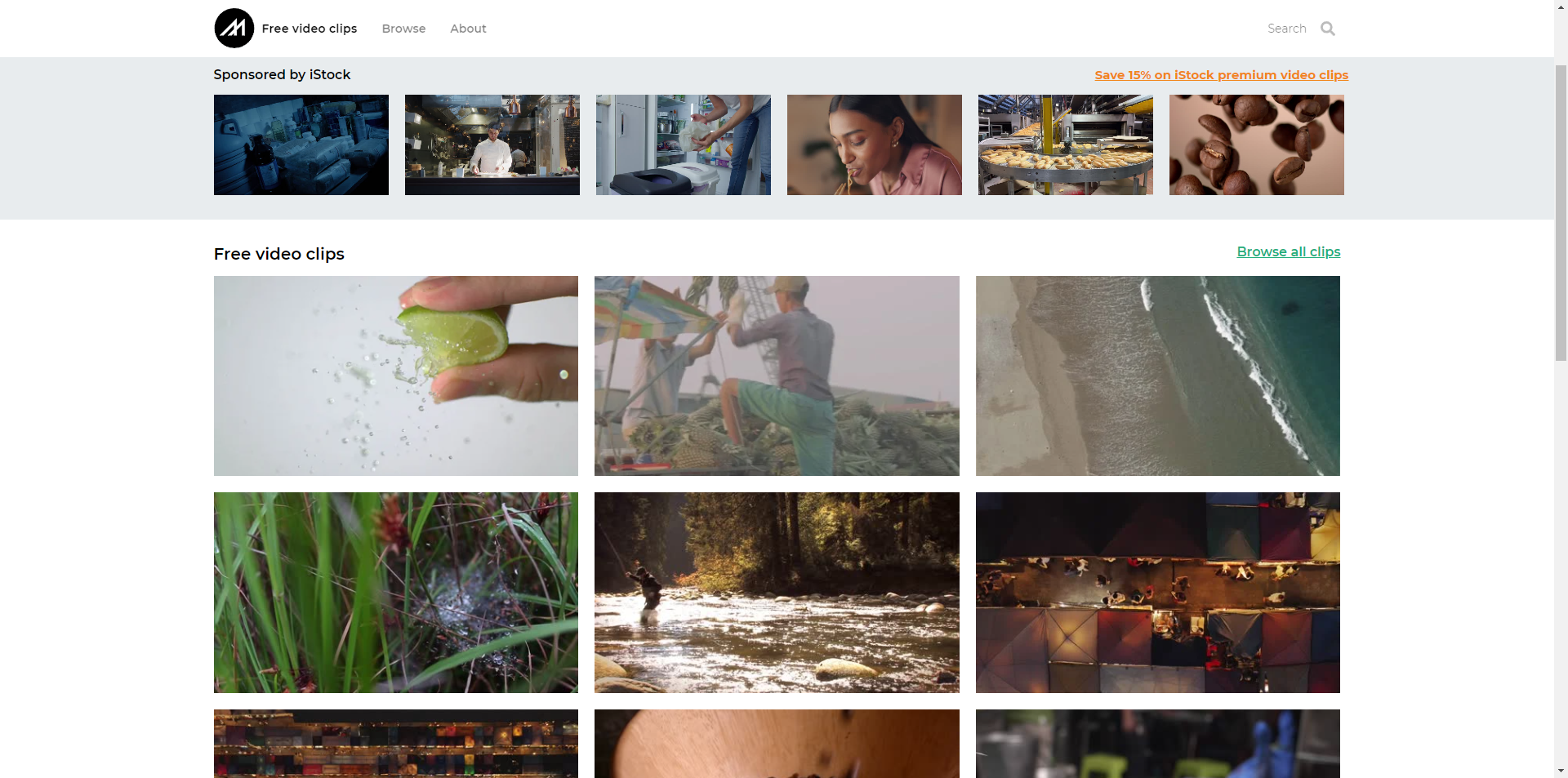 3.videezy：videezy.com videezy拥有大量的免费和高级视频素材