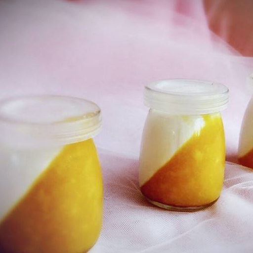 一个芒果，一杯牛奶，做一杯ins风十足的芒果布丁酸奶