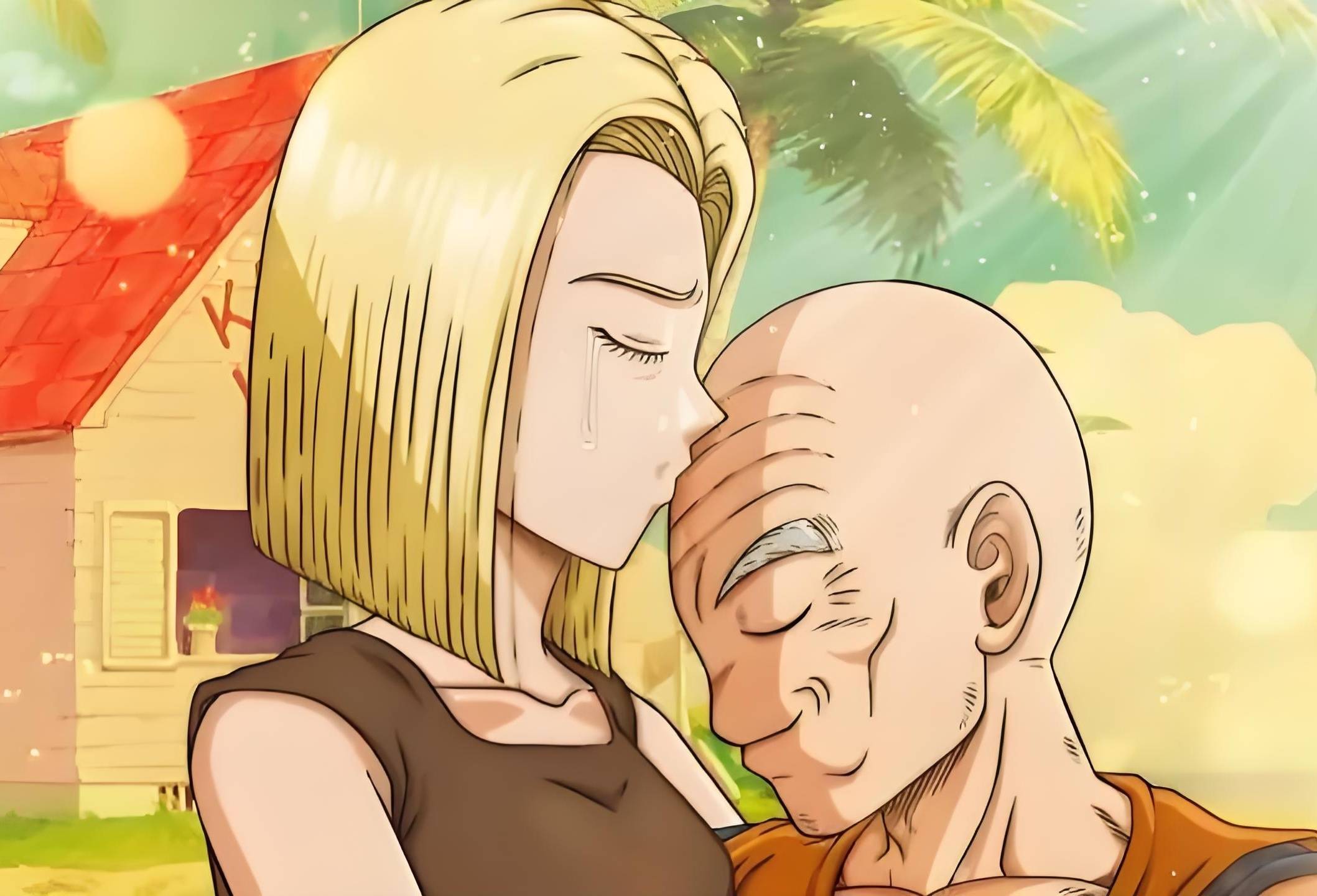 原创《七龙珠》绝世美女18号，克林如何抱得美人归？