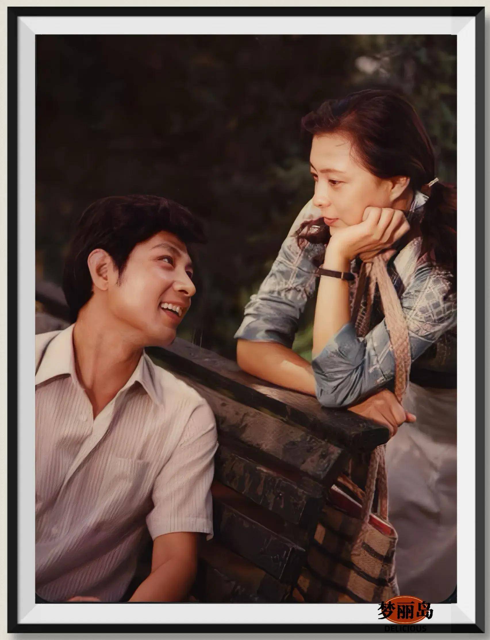 八十年代银幕上的情侣。无论什么时候 美好的爱情 婚姻都是人追求的