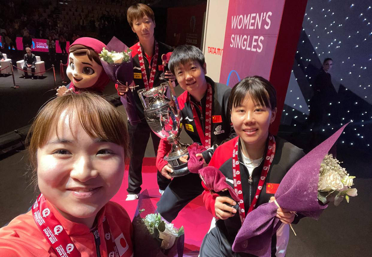 原创             林诗栋孙颖莎称霸单打，王曼昱蒯曼登顶双打