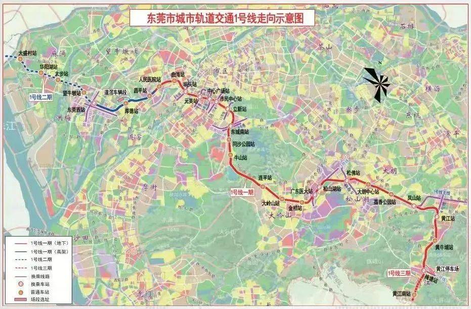现场直击！东莞轨道交通1号线万江段地铁口在“冒头”啦