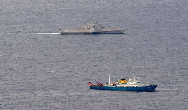 中国科考船立下大功，美军“战时通道”，被解放军摸得一清二楚