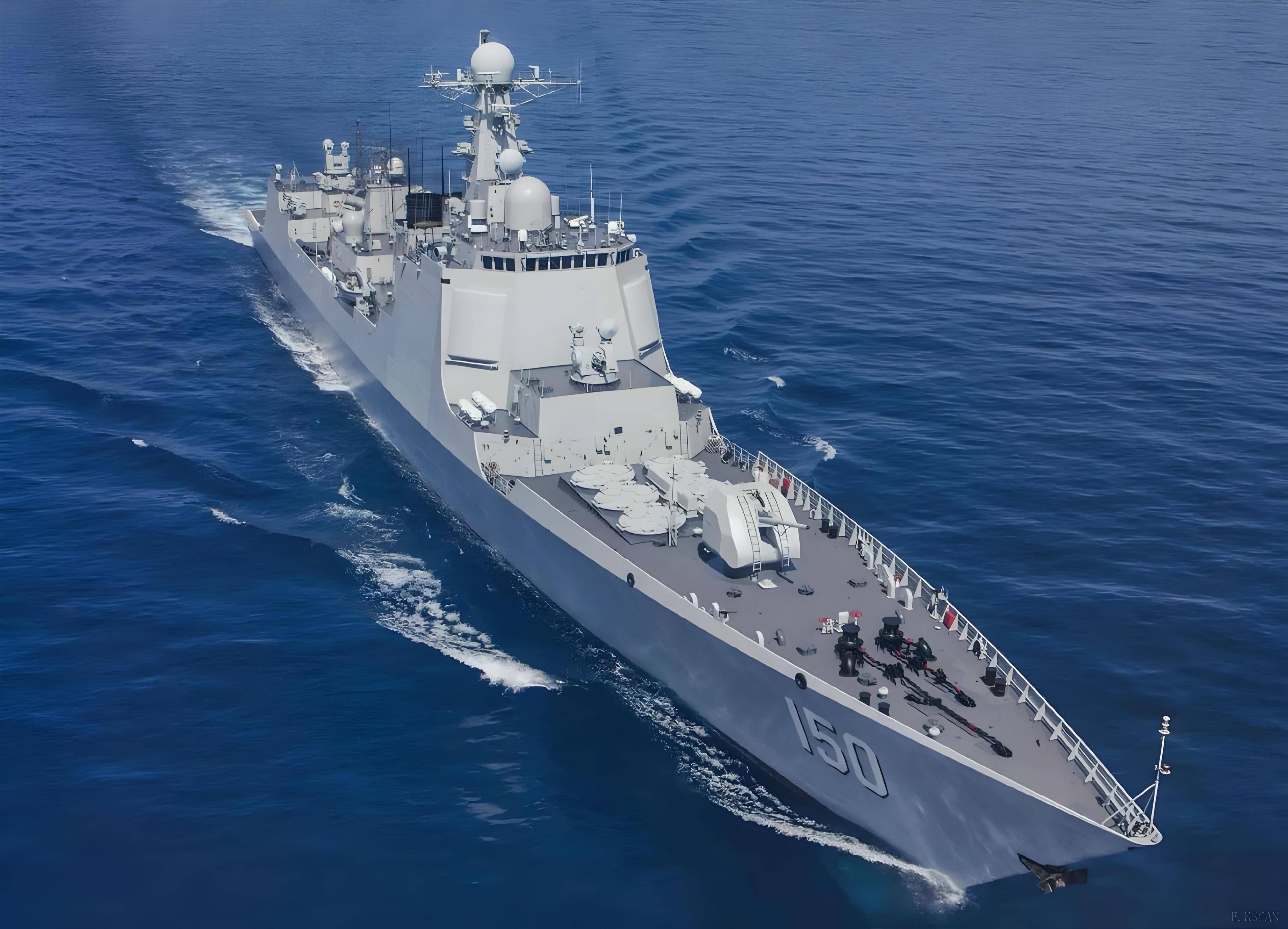 055大驱新一轮造舰潮引爆西太，电磁炮激光武器上舰倒计时？