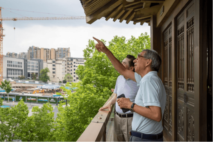 《镜子里的香积寺》 致敬贝聿铭 纪念贝建中访问杭州英蓝2周年（下）