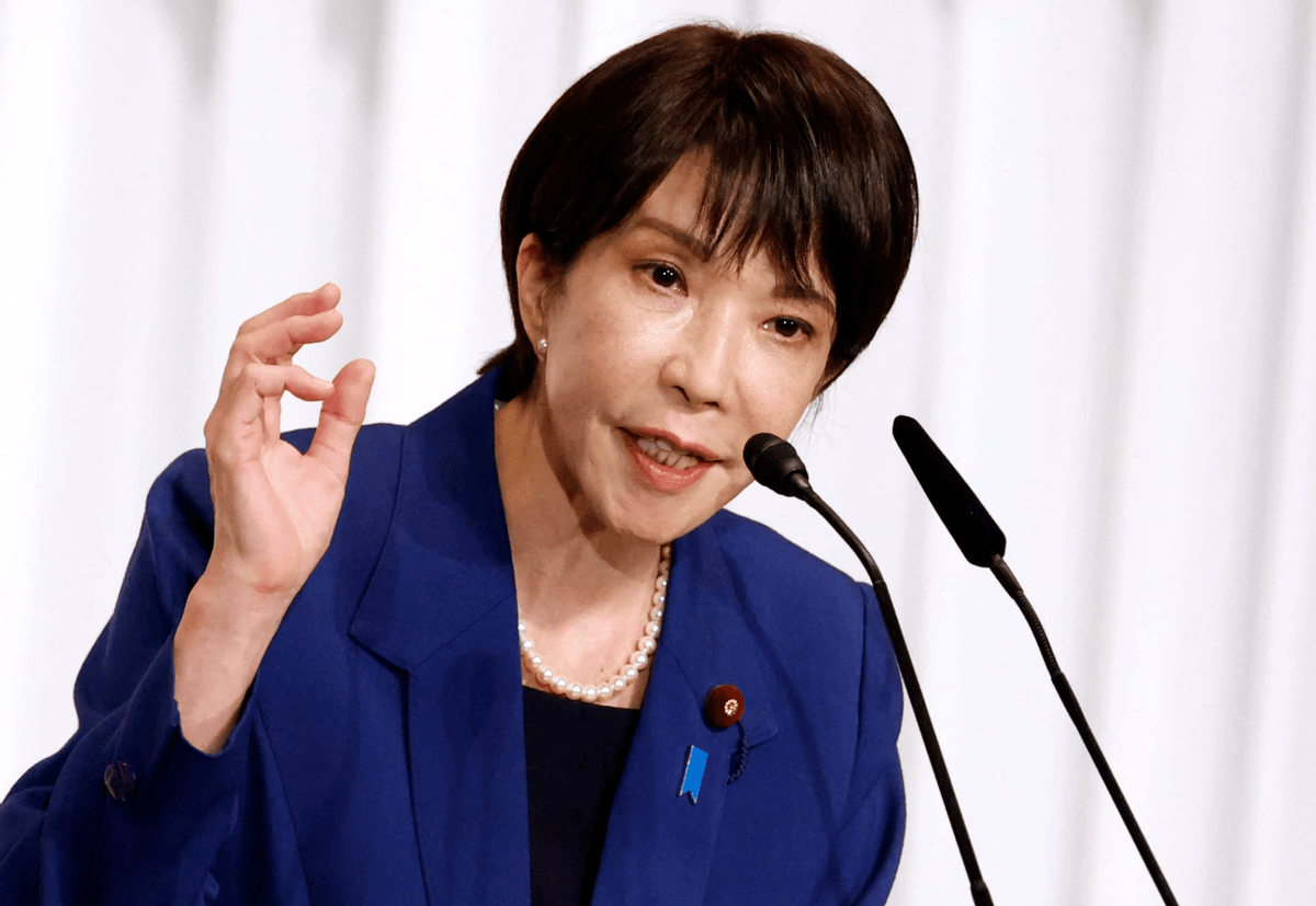 高市早苗当选日本第一位女总裁,称愿谈台岛问题,敢于承担责任吗