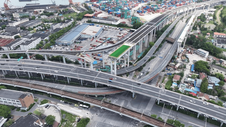 官宣！上海新增一条高架，明天10时通车！限速80公里/小时，通车范围示意图来了→