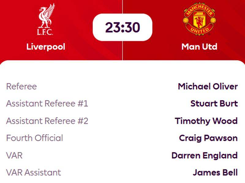 英超联赛免费高清直播+实时赛程+积分预测（2025赛季全覆盖）2负5平！利物浦两喜两忧裁判确定曼联保持不败首次换球衣