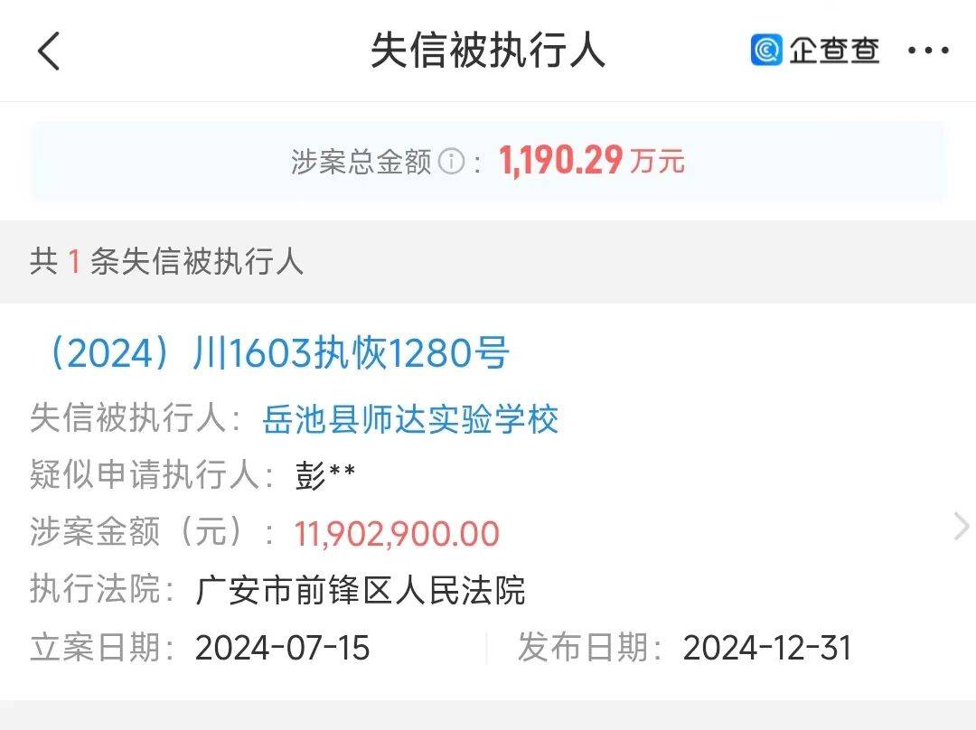 四川岳池县多名教师曝被欠薪欠缴社保，数千万学费被填房地产窟窿