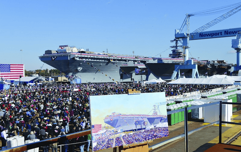 福建舰的大日子要来了,从舾装到服役,用时仅为到美国航母的一半