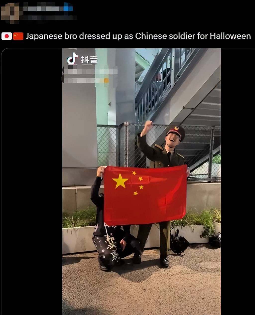 近日!日本军迷穿中国军服唱《歌唱祖国》?是驻日本部队吗?