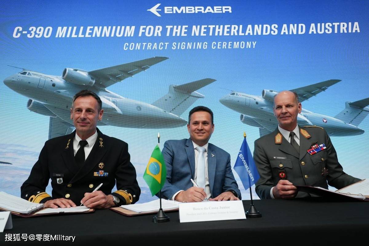 巴西航空工业公司开始为荷兰生产首架C-390中型运输机,共订购5架
