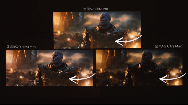 ！当贝S7 Ultra Max影音发烧友首选PG电子麻将胡了试玩三款万元旗舰投影测评对比(图6)