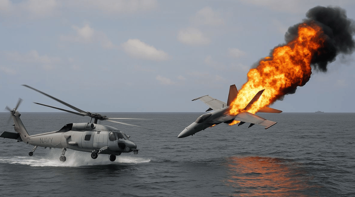 美军“丧事喜办”,称坠机“完好无损”,装备老化事故恐将再发