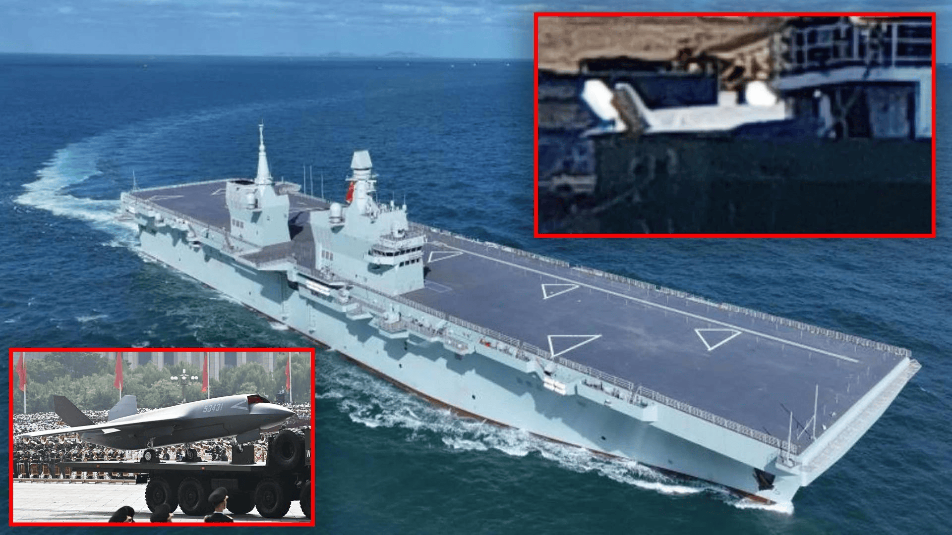美军网文章刚发就删，四川舰惊现忠诚僚机!美媒怀疑：那分明是一艘中型航母
