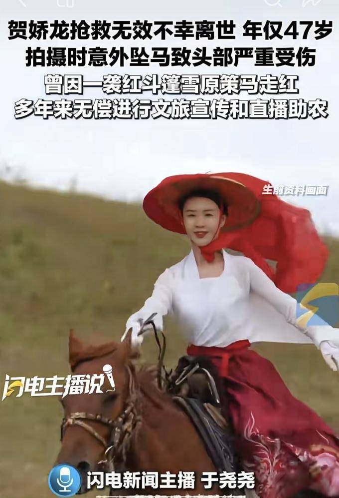 贺娇龙离世前聊天记录曝光，年入900万，本可以躺赢！47岁仍爱折腾