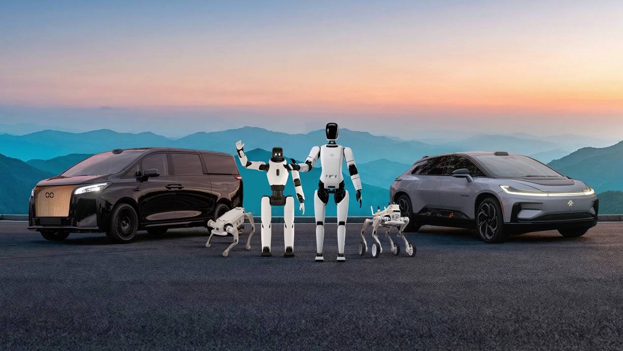 FF全球首发三大系列EAI机器人、EAI生态战略和5X4技术