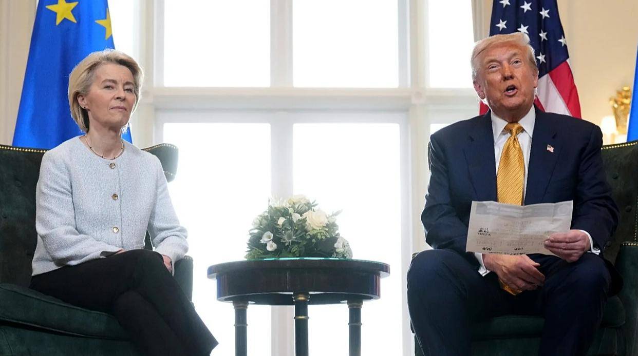 突发特讯！欧盟通告全球：绝不接受上调关税美国要做出全面说明引发全球高度关注(图1)