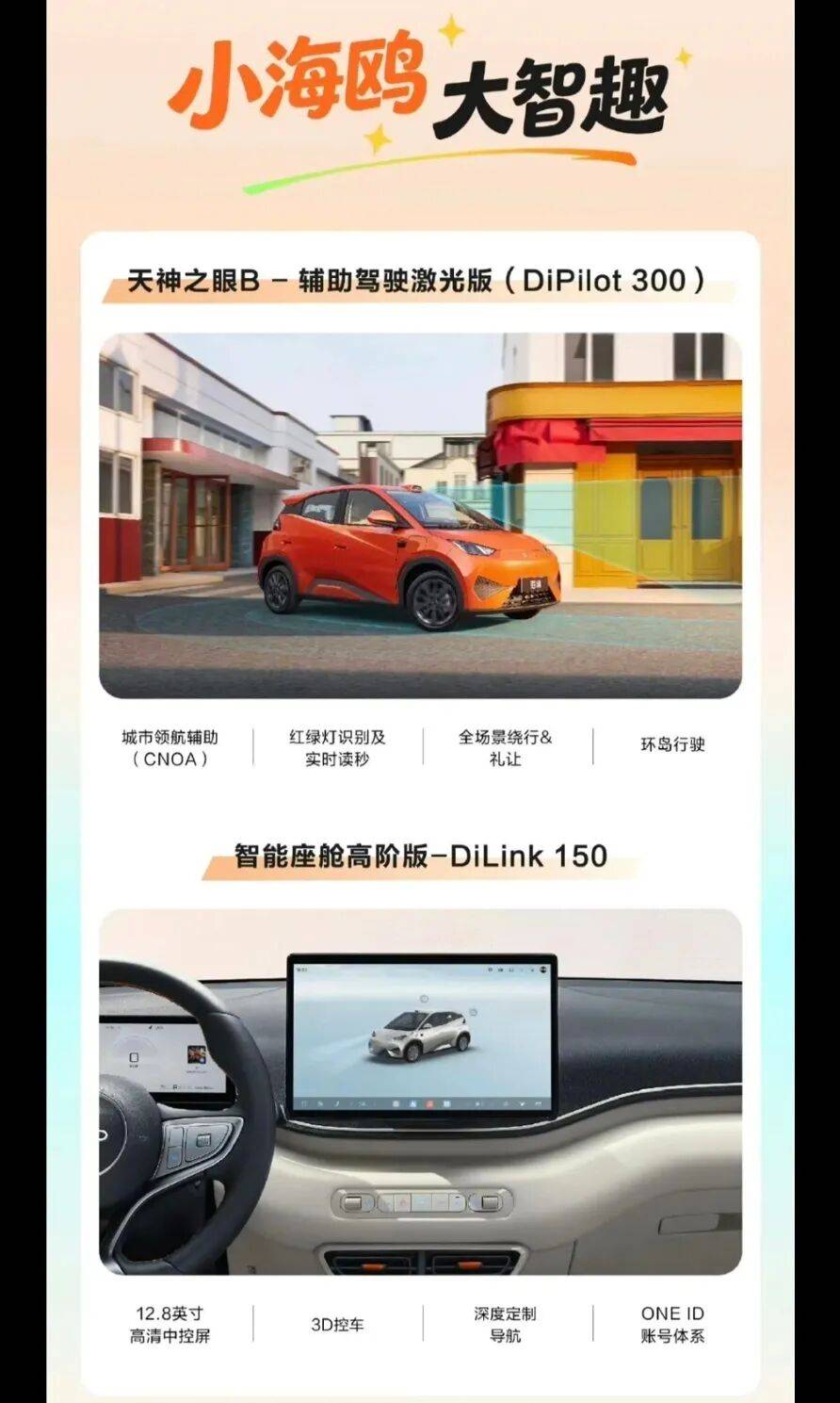 激光雷达首次上车A00级！2026款海鸥699万起！(图1)