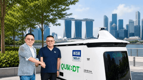 新石器联手QuikBot，无人配送“最后一米”难题有了新加坡解法