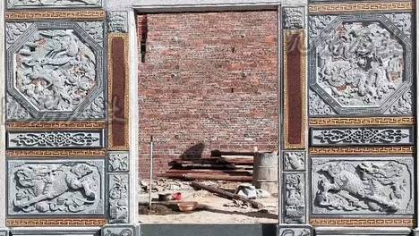寺庙、祠堂门面浮雕，青石精雕细琢的精品浮雕多图介绍、赏析