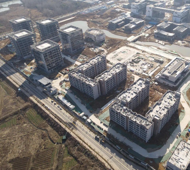 多个重点工程建设进展来了！合肥美术馆项目正在进行室内装饰装修(图5)