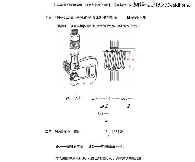 常见的螺纹检测方法