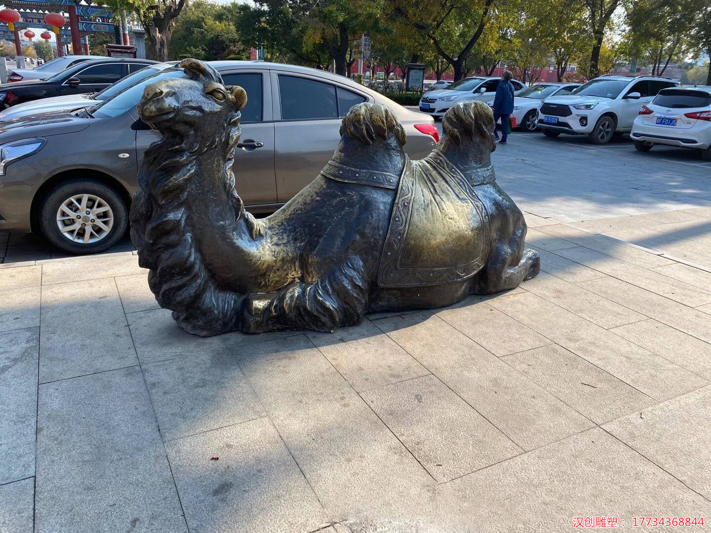 不锈钢铸铜动物骆驼雕塑 “沙漠之舟”造型景观