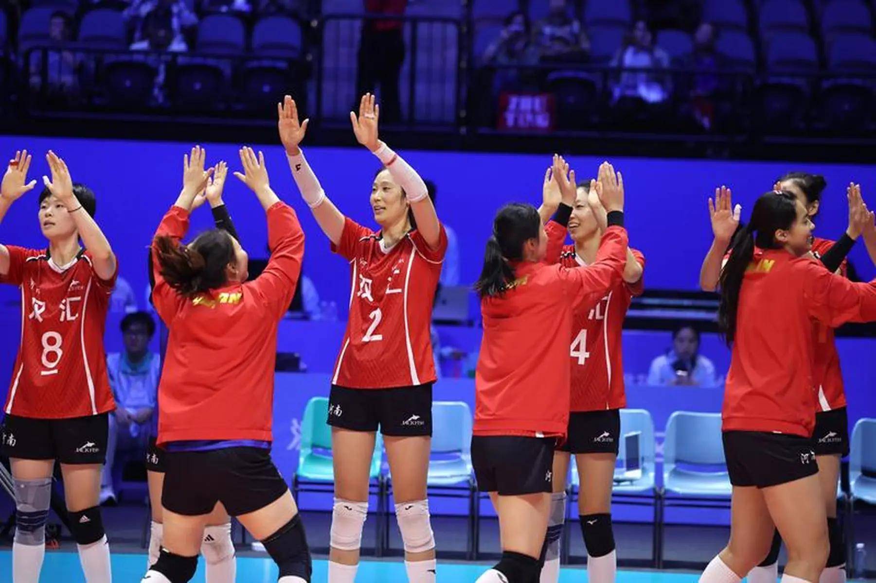 女排全运8强先揭晓5席 朱婷张常宁争头名李盈莹第3晋级