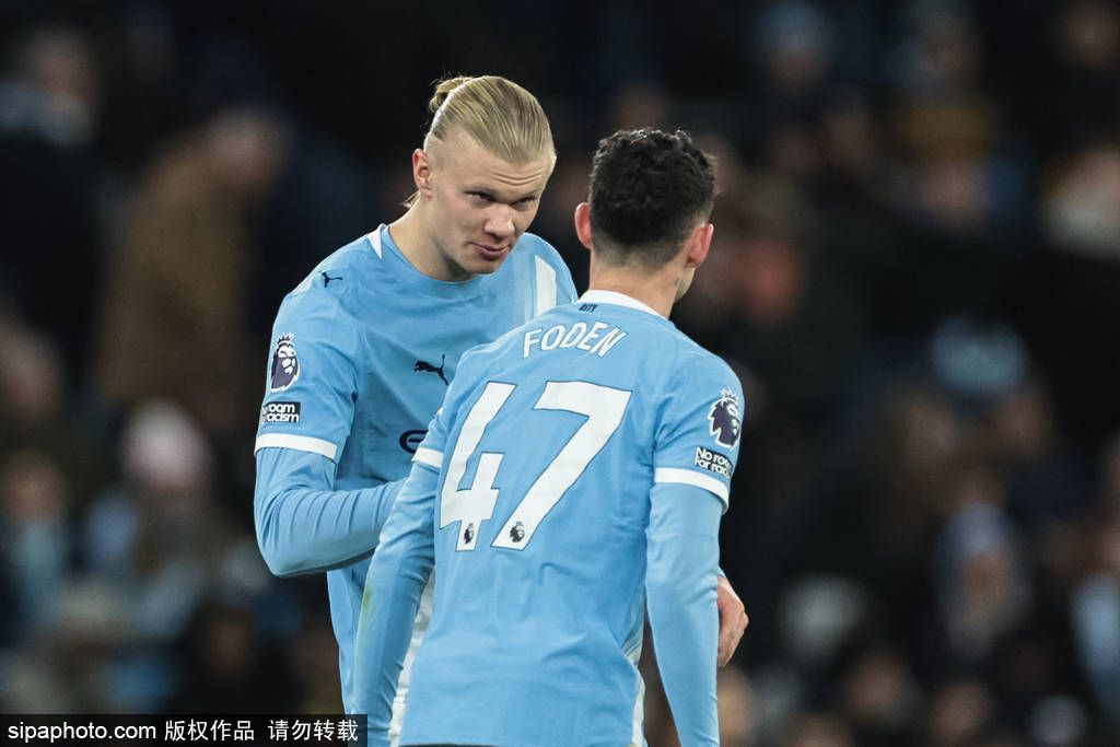 英超-哈兰德2射1传赖因德斯破门 曼城3-0西汉姆各赛事7连胜