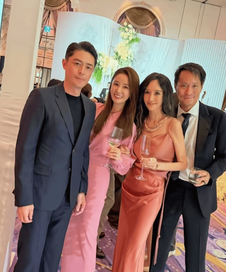 林心如为老公庆生！亲手做猪脚面配着红酒，蛋糕上是女儿爱的雪宝