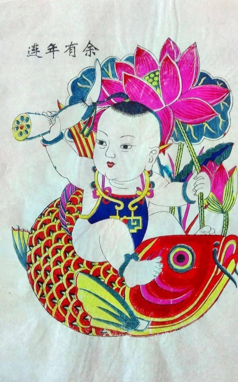 30幅喜气洋洋的传统年画