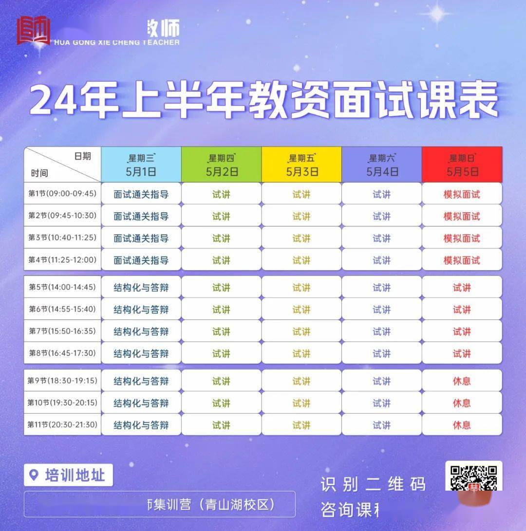 2024年上教资面试考试评分标准公布！