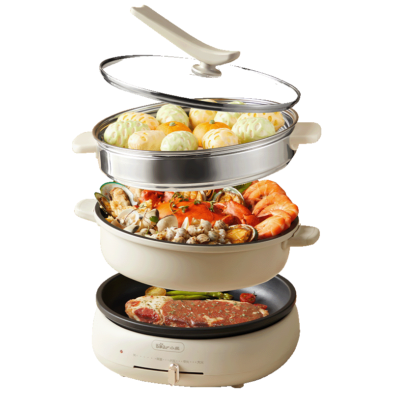 煮锅推荐：轻松烹饪乐享美味！开元棋牌2025年多功能电(图5)