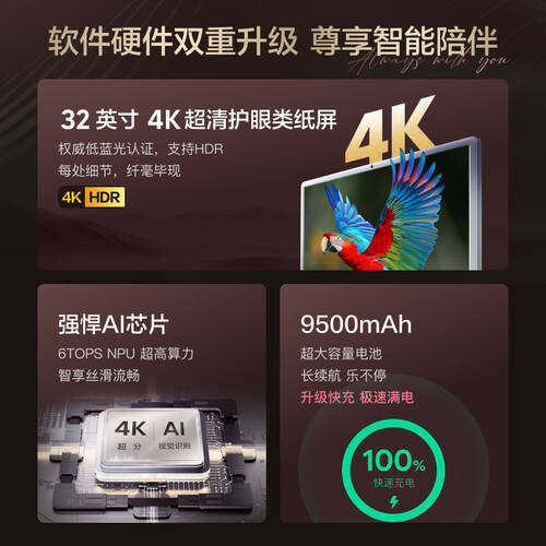 小度添添闺蜜机Pro4KMax：家庭娱乐的智能新选择(图1)