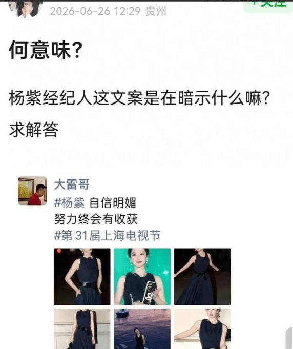 杨紫拿视后有争议？白鹿和于正互相拿捏？D女星婚内出轨丑男？-第3张图片-