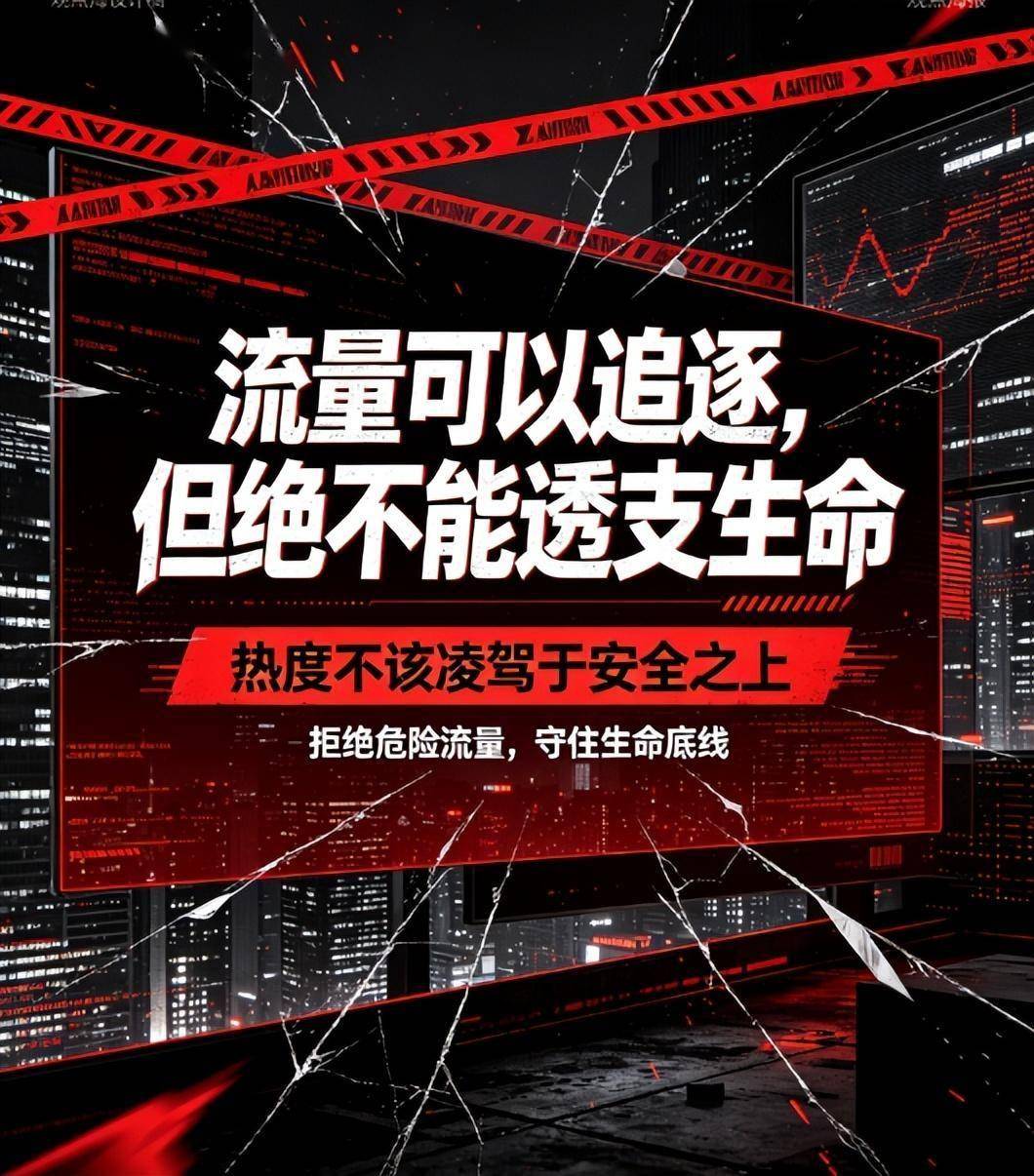 别洗了！网红文化本就是危险行为的流量帮凶
