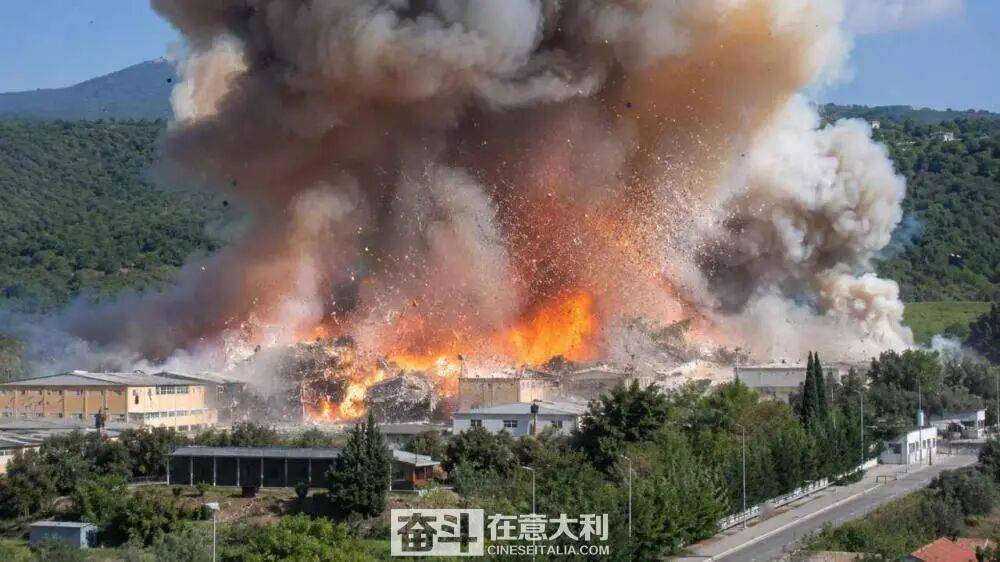 突发！意大利军工厂发生大爆炸 场面吓人