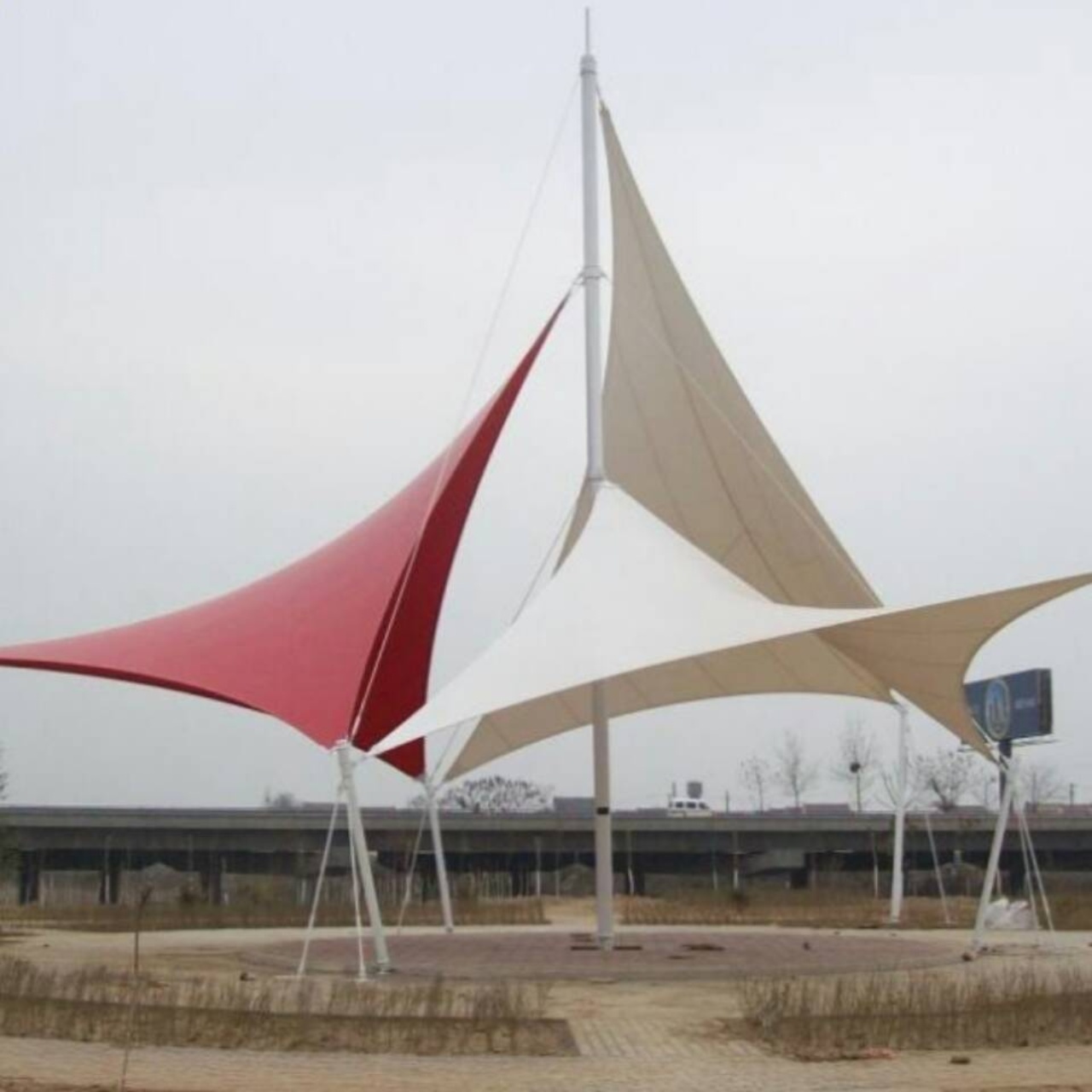 悬挑式观景台遮阳棚建造的基本步骤