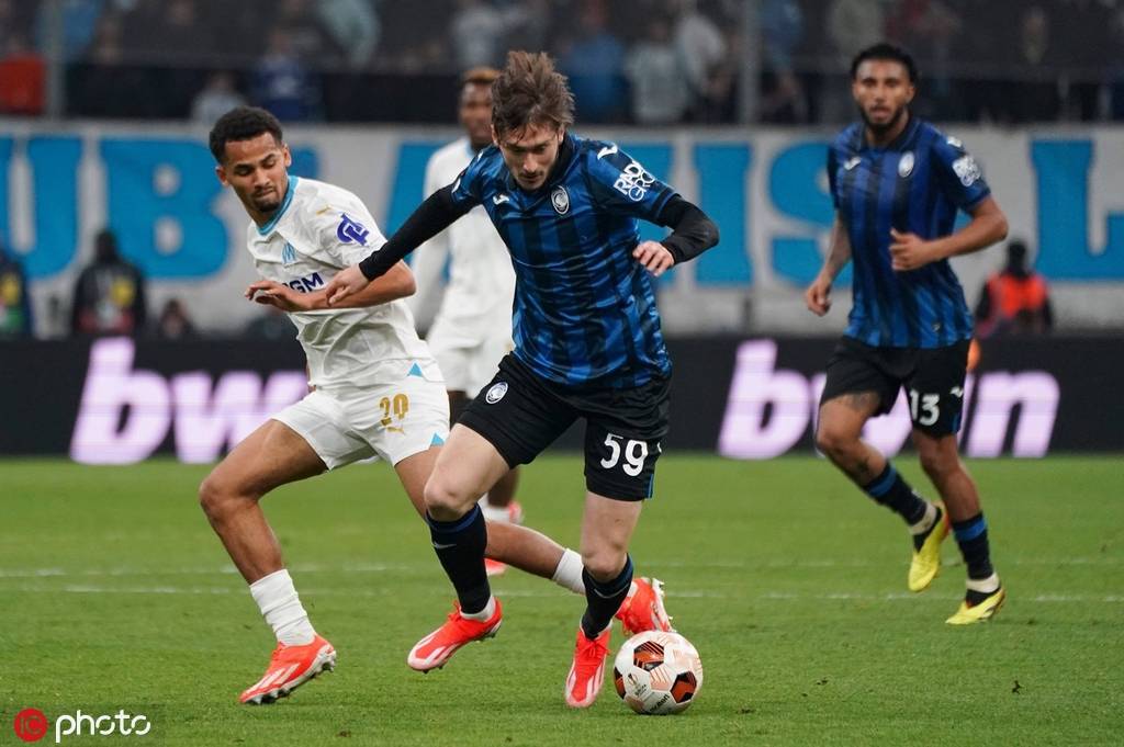 23/24赛季欧联杯半决赛首回合:马赛 1-1 亚特兰大