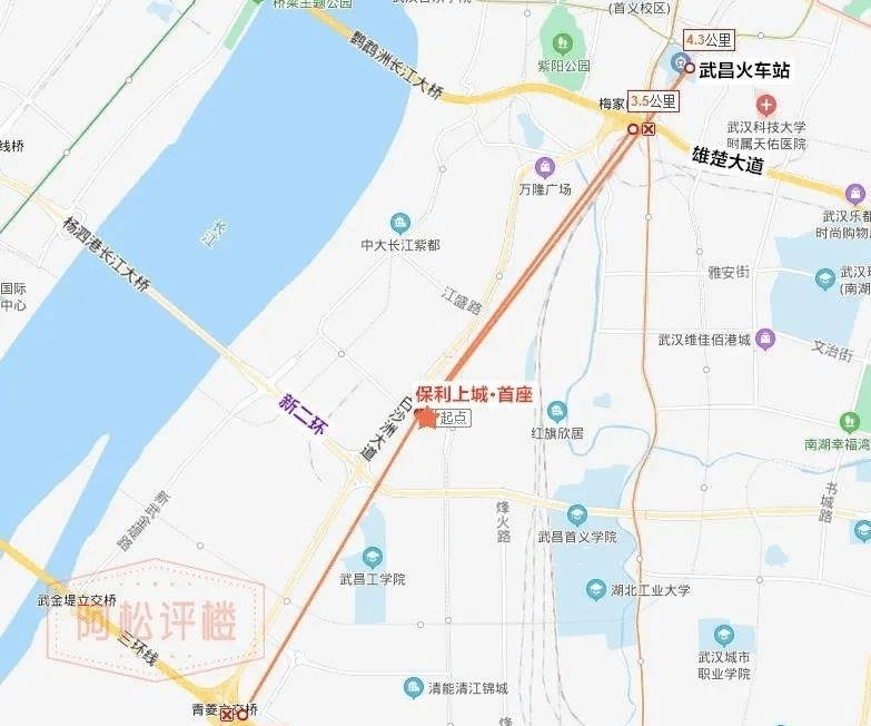 烽火鋼材市場(規劃圖顯示為商業用地);南面為前期保利上城西區住宅