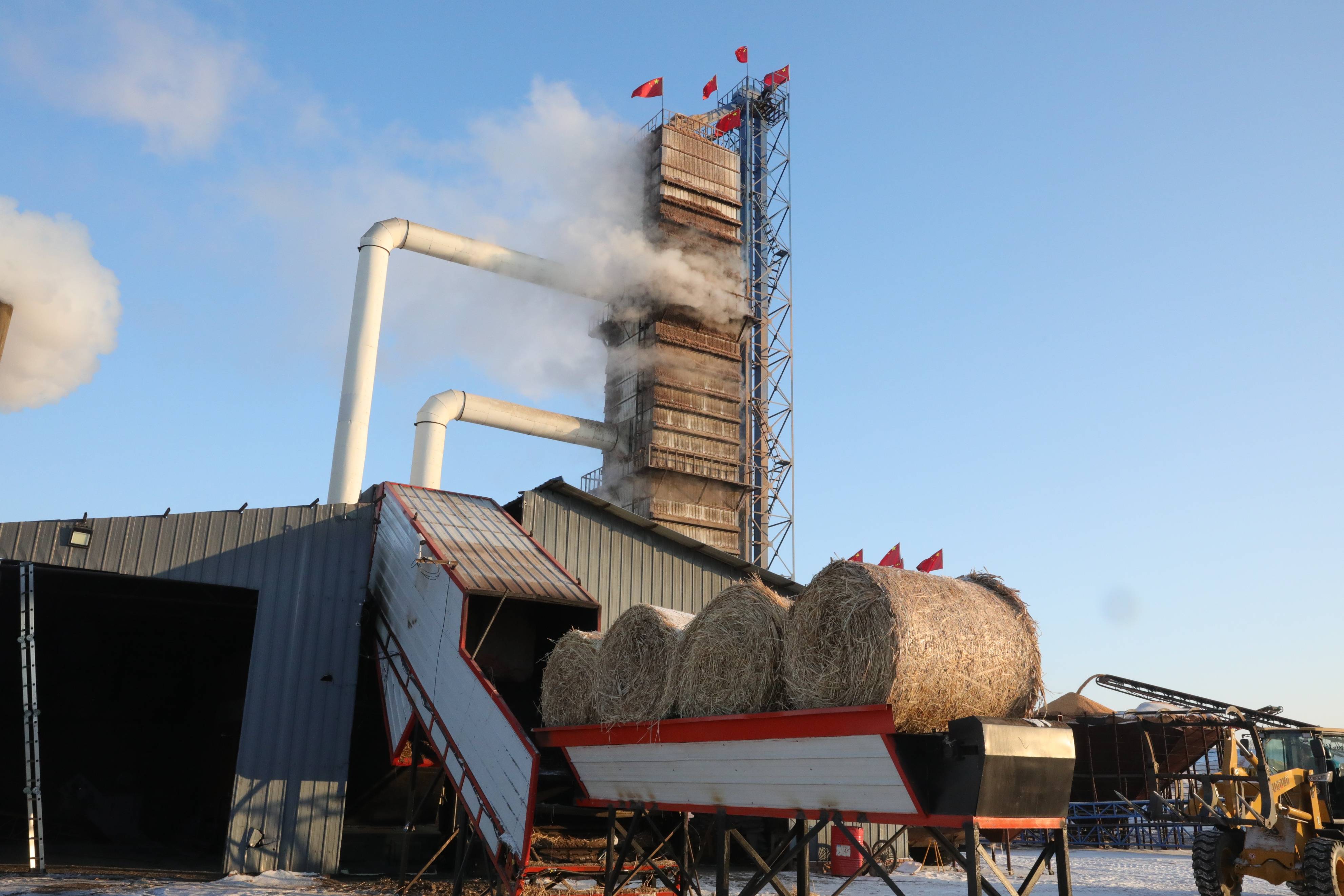 海伦利民秸秆打捆直燃锅炉,清洁供热新选择_能源_生物质_供暖