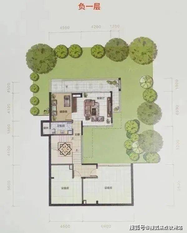 建面约413m05独栋户型图413方,实体样板房广州新天半山_看房/咨询