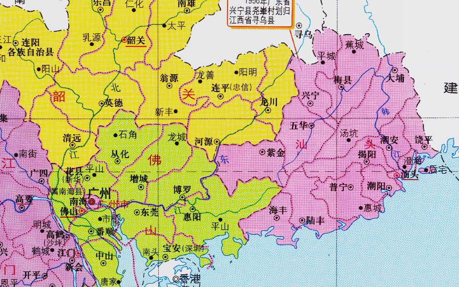 汕头市的区划调整,广东省的第7大城市,为何有7个区县?