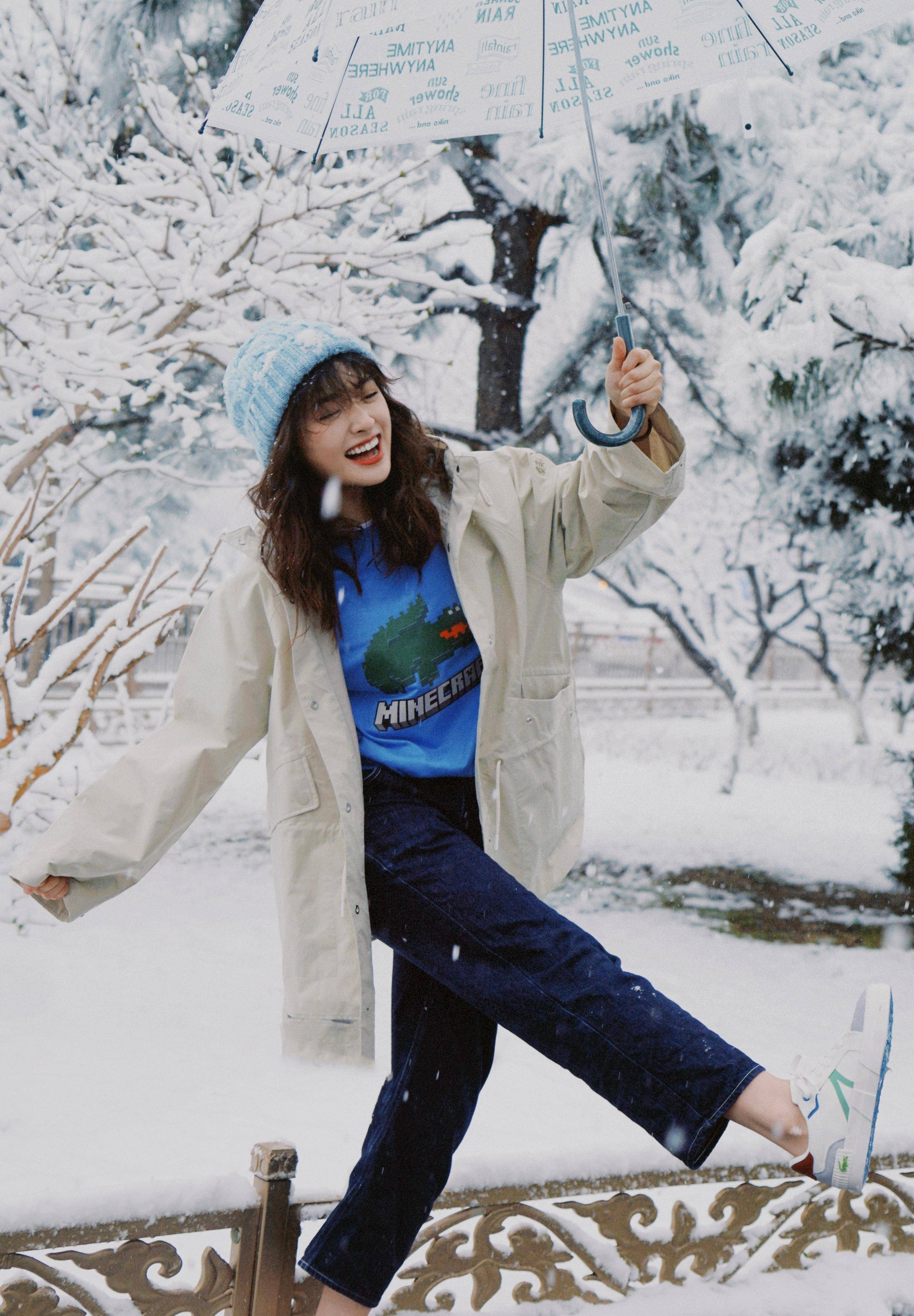 沈月终于找到美丽密码了吗?这组日系雪景图美翻了