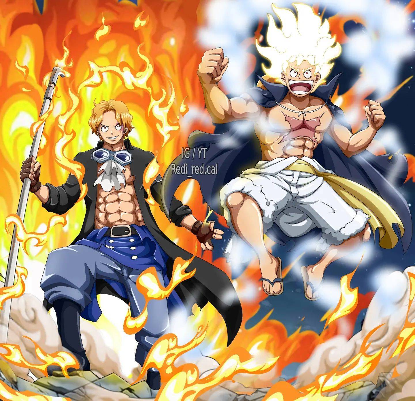 海贼王:乔伊波伊vs伊姆战斗画面曝光,六档路飞激战土星,燃爆_蜘蛛