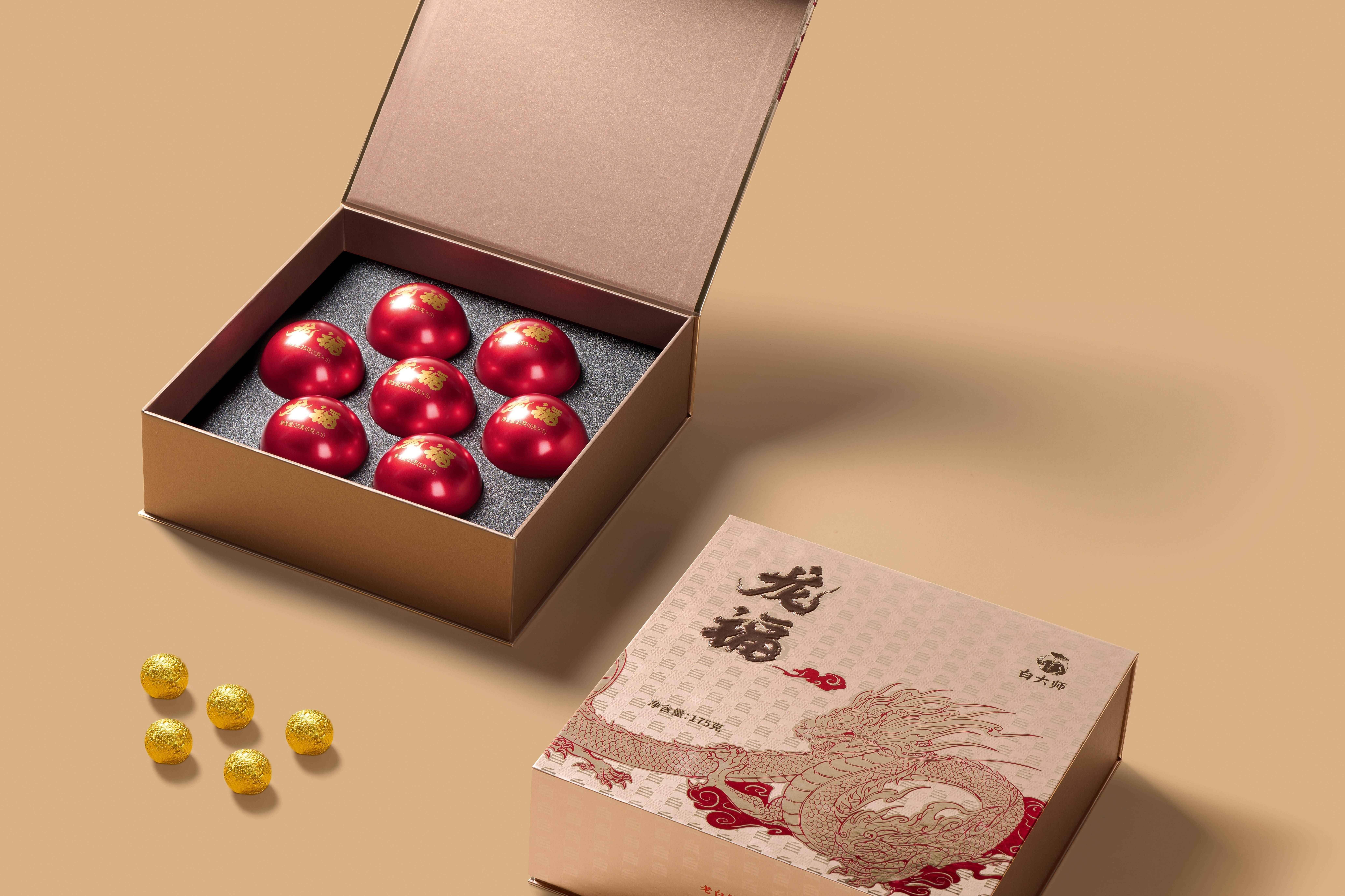 【2024春节伴手礼】白大师"龙福"白茶礼盒,祥龙纳福_吉祥_福鼎_佳节