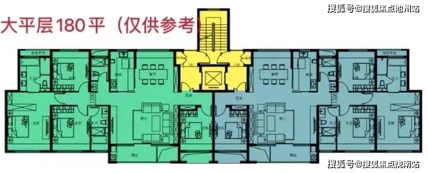 高層產品包含了90﹐的三房至140﹐的四房,滿足不同家庭結構的需求