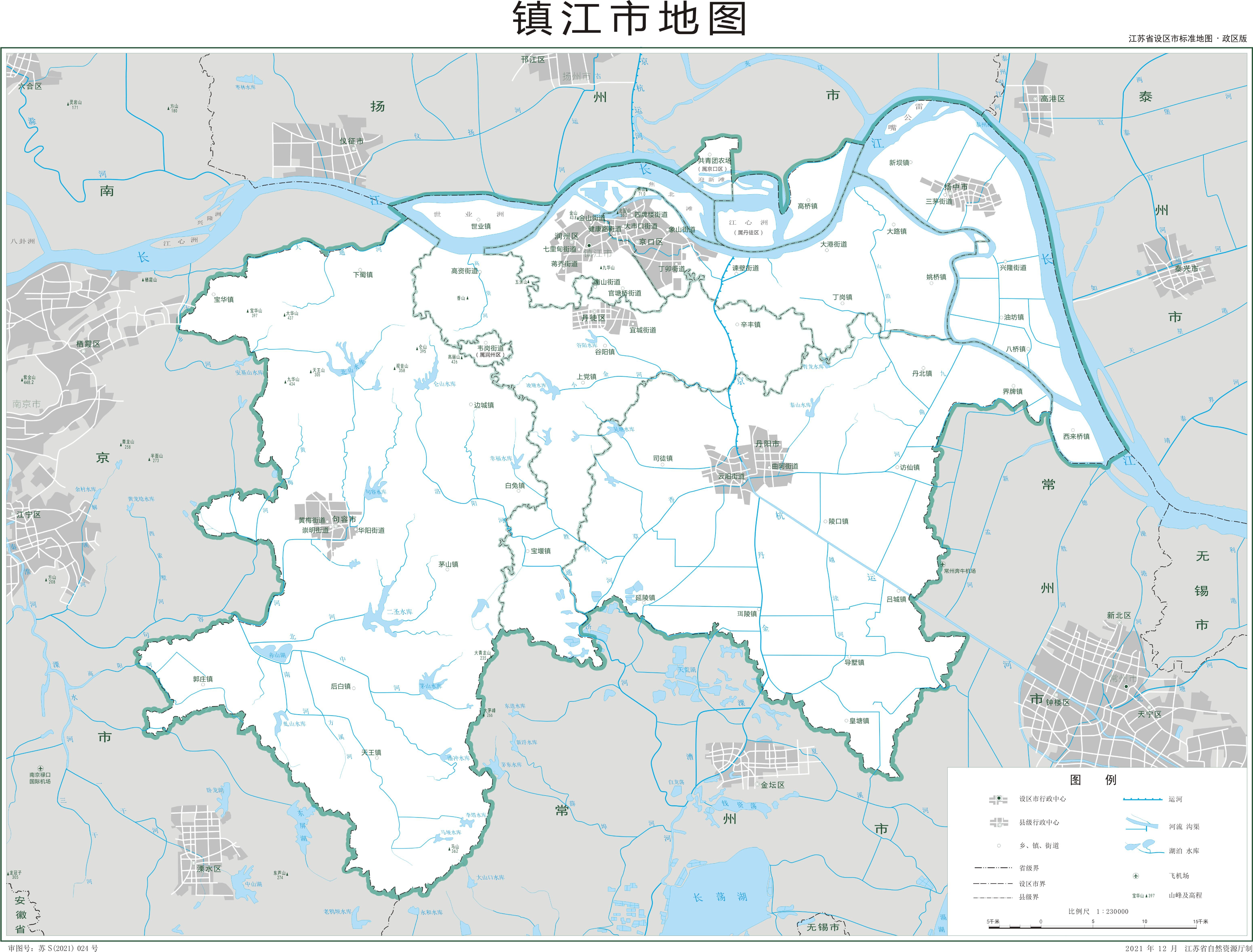 镇江高新区地图图片